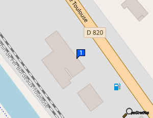 Carte Pompignan Automobiles