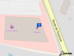 Carte Fronton Automobiles