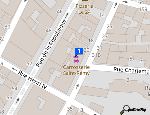 Carte E U R L Carrosserie Saint Remy