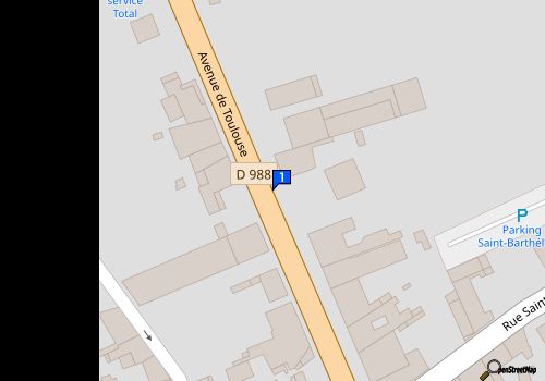 Carte Marssac Motoculture