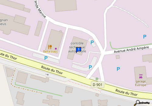 Carte Magnan Pneus