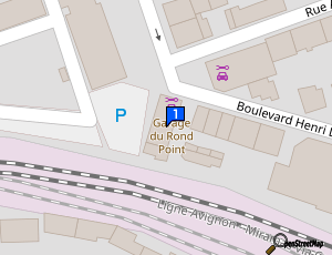 Carte Garage Du Rond Point