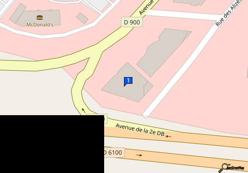 Carte Centre Auto Des Angles