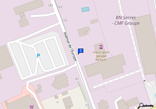 Carte Meca Sports