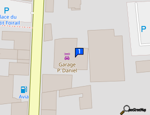 Carte Sarl Daniel Auto