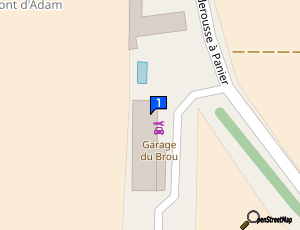 Carte Garage Du Brou