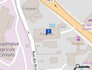 Carte Carglass S A S