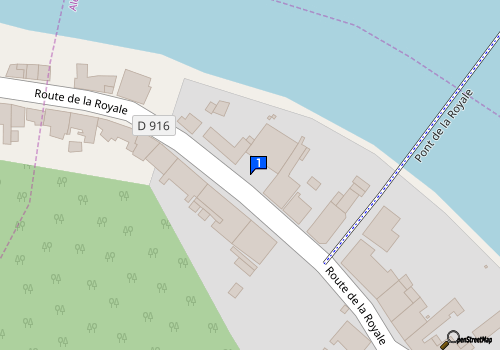 Carte Garage La Royale