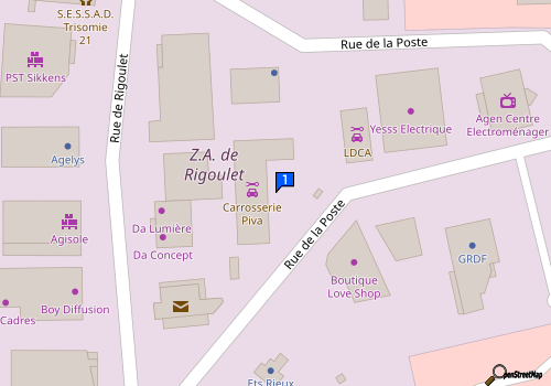 Carte Alain Piva