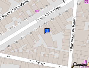 Carte Garage Victor Hugo