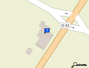 Carte Eurl Carrosserie Castanie