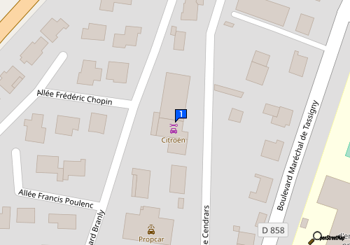 Carte Goussard
