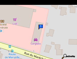 Carte Carglass S A S