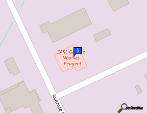 Carte Garage Noailles