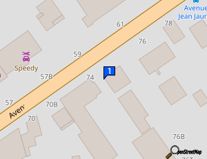 Carte Pessac Automobile Services