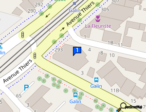 Carte Thiers Cars Services