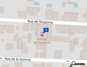 Carte Garage De L Argonne