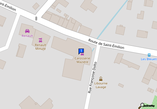 Carte Sarl Libourne Lavage