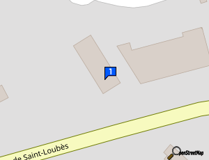 Carte Centre Auto Loustaunau