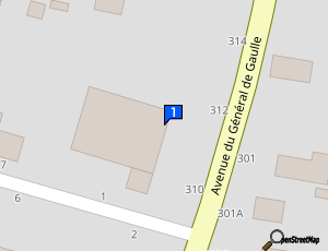 Carte Caychac Blanquefort Automobiles Cba