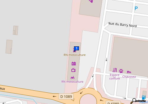 Carte Sarl Saint Seurin Pneus