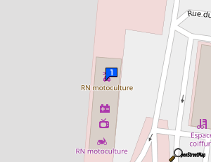 Carte Sarl Saint Seurin Pneus