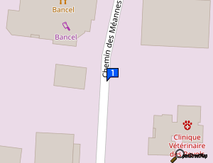 Carte Sarl Garage Sanchez