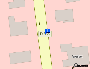 Carte Garage Pailhes