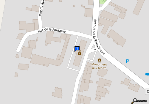 Carte Garage De La Cite Rn 89 St Leon