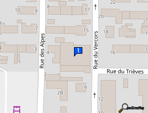 Carte Garage Du Vercors