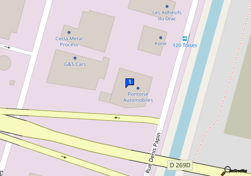 Carte Sarl Pontoise Automobiles