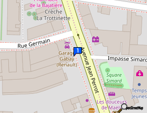 Carte Garage Heritier