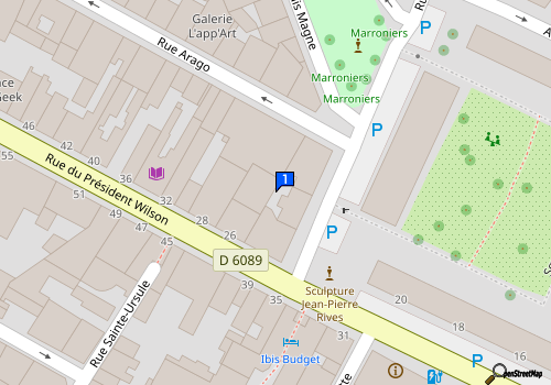 Carte Sas Pradier