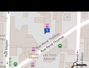 Carte Grenoble Europole Automobiles