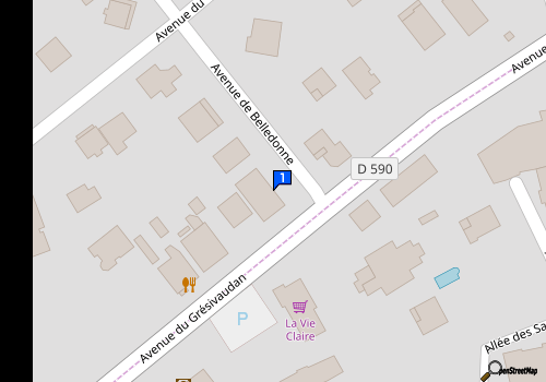 Carte Garage Montfleury