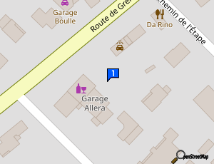 Carte Garage Allera