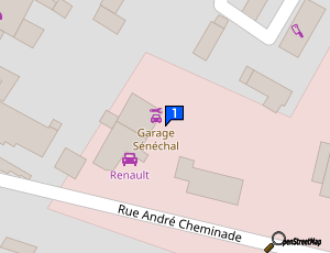 Carte Sarl Garage Senechal