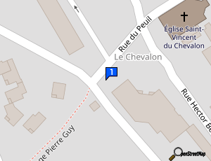 Carte Le Chevalon De Voreppe