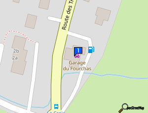 Carte Garage Du Fourchas