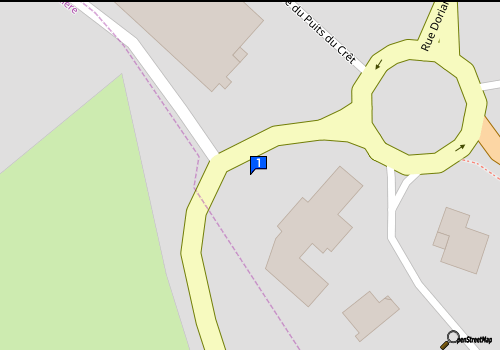 Carte Saint Genest Automobiles