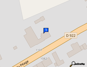 Carte Sarl Garage Le Peage