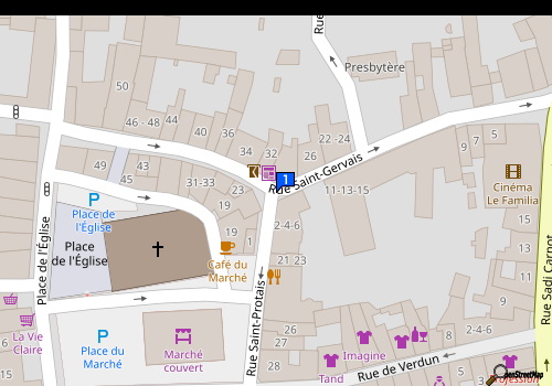 Carte Beauvais Auto