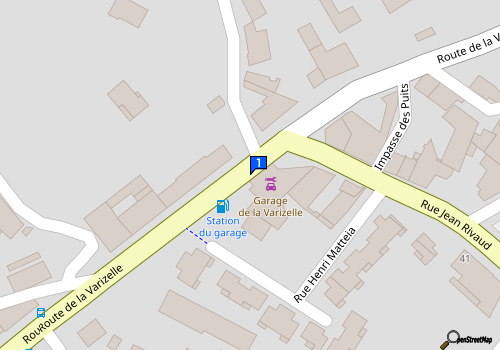 Carte Garage Varizelle
