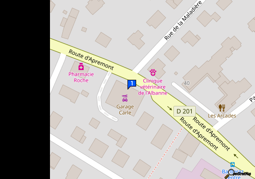 Carte Garage Carle