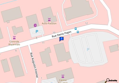 Carte Garage Thomas Benard