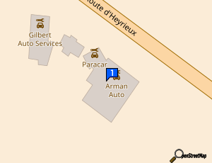 Carte Gilbert Auto Service