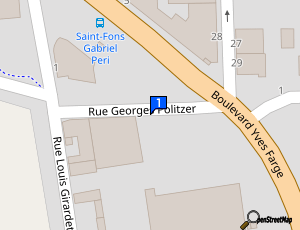 Carte Auto Flasch St Fons