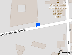 Carte Saint Fons Auto Meca S A S U