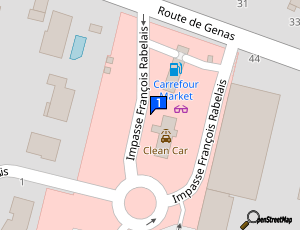 Carte Carrousel Lavage