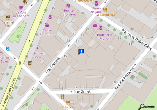 Carte Creuzet Automobile
